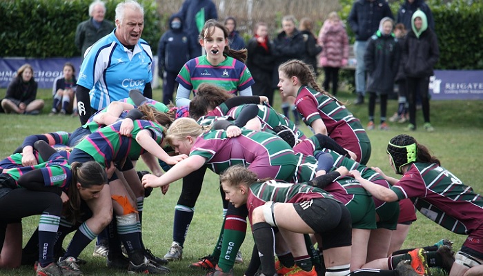 Image of Guildfordians RFC (GRFC) Girls Rugby team located on Stoke Park Guildford